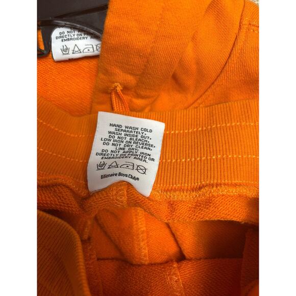 Billionaire Boys Club Hoodie Sweatpants Set Mens Small Orange Astronaut Logo - Picture 12 of 15